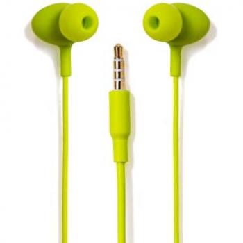 Auriculares Intrauditivos con Cable y Micrófono Tellur Basic Gamma, Verdes