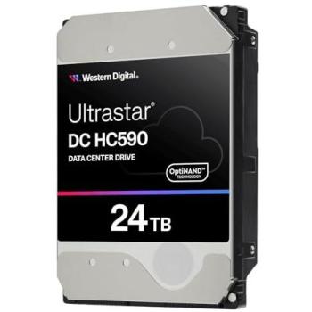 WD Ultrastar DC HC590 24TB Internal Hard Drive 3.5 SATA 7200RPM Self-Encrypting Drive