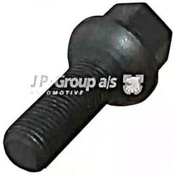 Tornillo de rueda JP GROUP 1160400400 - Compatible con diversas marcas y modelos de vehículos, fabricado en acero de alta resistencia, acabado galvanizado para mayor durabilidad y resistencia a la corrosión, rosca M12x1