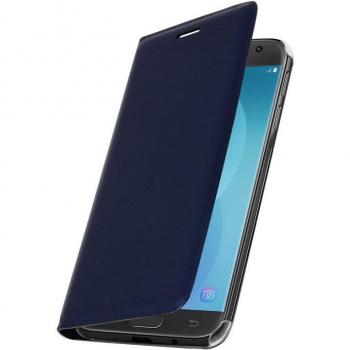 Funda Samsung Galaxy J3 2017 libro billetera Flip Book Cover - Azul oscuro
