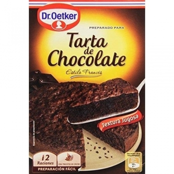 Dr. Oetker - Mezcla para Tarta de Chocolate Estilo Francés - 355g, Para 12 Porciones