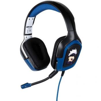 Auricular Gaming Konix Jujutsu Kaisen con Micrófono Flexible, Diadema Ajustable, Drivers de Neodimio de 40mm y Compatibilidad Multiplataforma Modelo KX-JUJ