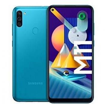 Teléfono Samsung Galaxy M11 Color Azul Metálico Blue 32 GB de 13 MP Android. Smartphone completamente libre.
