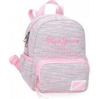 Mochila Casual Pepe Jeans Miri con Detalles en Rosa