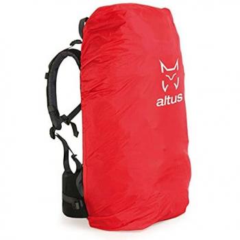 Cubre Mochila Impermeable Altus L - Protección Resistente al Agua para Mochilas de 60L a 90L - Color Rojo