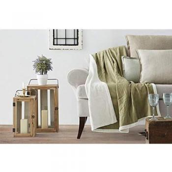 Burrito Blanco Plaid Ante Verde