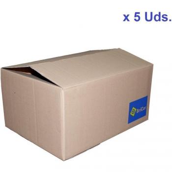 Caja de cartón sin asa de 35 cm - Lote de 5 unidades