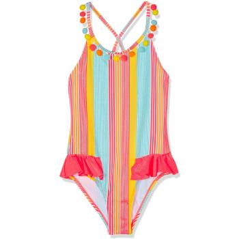 Billieblush Maillot De Bain 1 Piece, baño para Niñas,