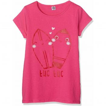 Tuc Tuc Camiseta Punto Rosa Fucsia NIÑA BÁSICOS S19, Niñas, 12, 6 años