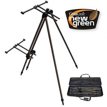 Prologic New Green Tri-Sky - Soporte para 3 cañas de pescar