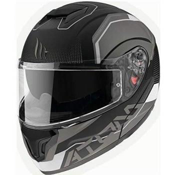 MT HELMETS Atom SV Quark Ao Gloss/Matt Pearl White M