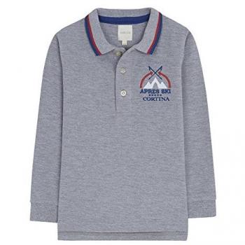 Gocco W72RNLCA907GC, Polo para Niños, Gris