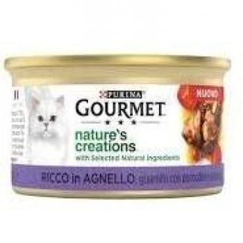 Gourmet Nature's Creations 24 x 85 g - Pack económico - Cordero con tomate