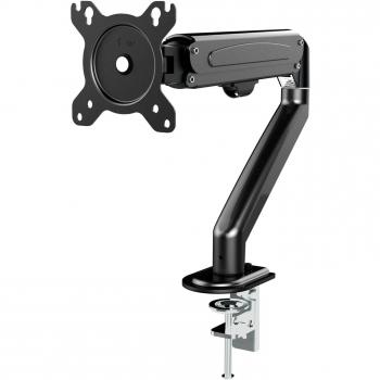 Soporte de Monitor Maclean MC-860N con Resorte de Gas, Pantallas de 13-27, Carga Máxima 8 kg, Brazo Giratorio e Inclinable, VESA 75x75 y 100