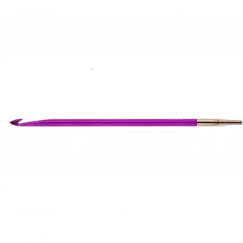 Knit Pro Trendz: Gancho de Ganchillo: Afgano/tunecino: un Solo Extremo: 5,00 mm, Morado, 5 mm