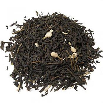 Aromas de Té - Té Verde al Jazmín - Con Té Verde, Fresas Liofilizadas, Brotes de Jazmín, Pétalos de Rosa y Aromas - Calmante Natural - Sin Gluten - 100 gr.