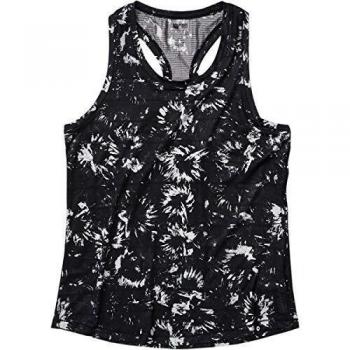 Marmot Beta Tanktop Camiseta de Tirantes para Mujer, Black Exploding Flowers, Small