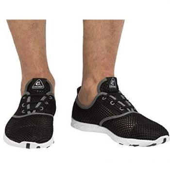 Cressi Aqua Shoes Zapatillas De Agua Deportivo para Uso Acuático, Unisex Adulto, Negro/Gris, Talla 36
