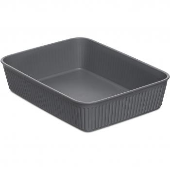 Tatay Organizador A5 Baobab, de Polipropileno, Libre de BPA, Color Gris, Medidas 17.7 x 24 x 5.6 cm