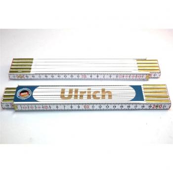 Metro plegable con nombre Ulrich grabado profesional calidad