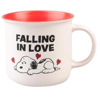 Taza de Cerámica Snoopy San Valentín 350ml - Apta para Lavavajillas y Microondas