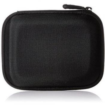 Amazon Basics - Funda para disco duro externo, color negro, 13.2 x 10.5 x 3.8 cm