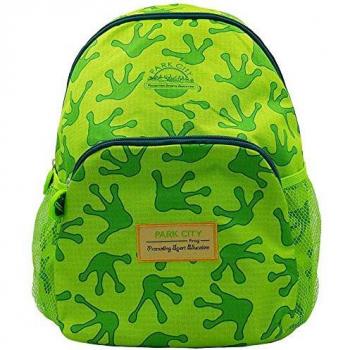 Mochila Infantil Oxford Resistente al Agua con Diseño de Mariposas y Asas Ergonómicas Verde