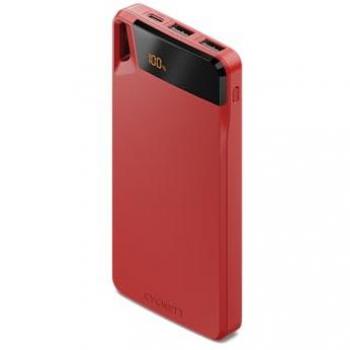 Batería Externa Cygnett Boost 10.000 mAh, 15 W, Color Rojo