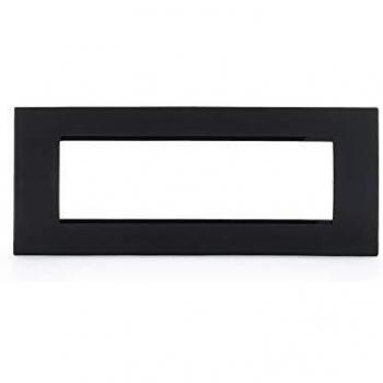 Bticino Placa Cuadrada Livinglight Gris Hielo 4 Módulos LNA4804KG