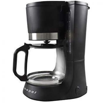 BEPER BC.050 Cafetera de Goteo, Plástico, Negro