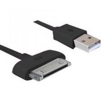 Phoenix Technologies PHDATACHARGER30N - Cable USB para Apple iPhone 4 de 3 Metros, Negro