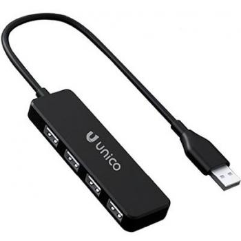 Adaptador único USB(A) a 4 USB(A)