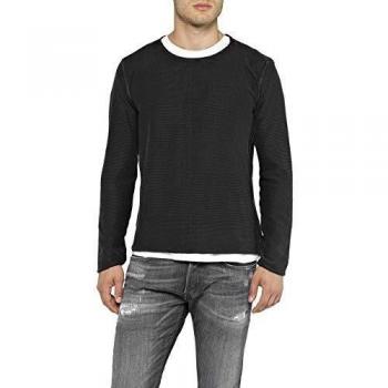 REPLAY Uk4105.000.g21280g suéter, Negro