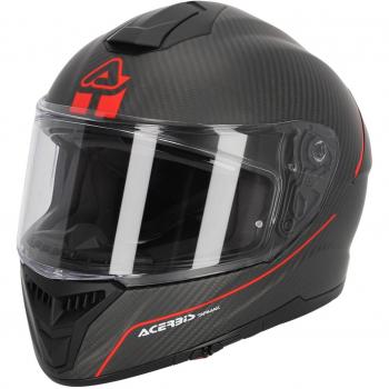 Acerbis Casco Integral Tarmak 2024 Negro-Rojo