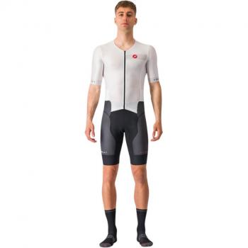 Tritraje Castelli Integral Free Sanremo 2 Manga Corta Negro Blanco, Talla XXL