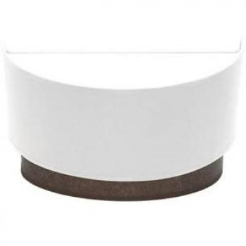 Aplique Tatiana 1xe27 Blanco-óxido 17x30x15 cm - Diseño Moderno
