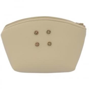 Neceser de Higiene Elegante y Práctico Rosy Fuentes Gala para Bebé con Cierre de Cremallera - Color Camel