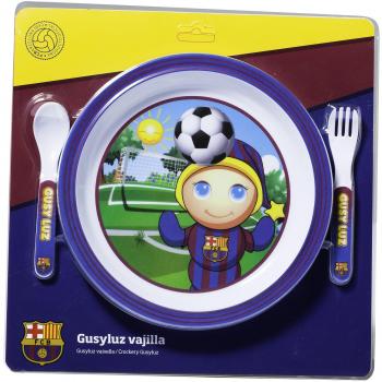 Molto 16710 - Set vajilla con 3 piezas, diseño Gusy Luz Barça