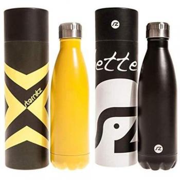 Sternitz Botella de Agua Hydra Acero Inoxidable con Aislamiento al vacio. Mantiene Tus Bebidas frías por 24 Horas y Calientes por 12 Horas. Water Bottle
