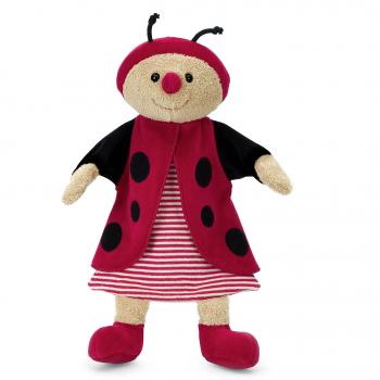 Sterntaler Marioneta de Mariquita, 28 x 25 x 9 cm, Negro/Rojo