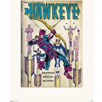 Grupo Erik Lámina Decorativa Hawkeye TPB 1, Marvel, 30 x 40 cm