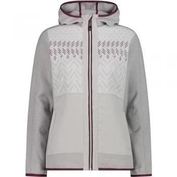 CMP Women's Fixed Hooded Jacket - Light Brown - Size 40