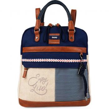 Mochila SKPAT Genova para mujer en color azul marino