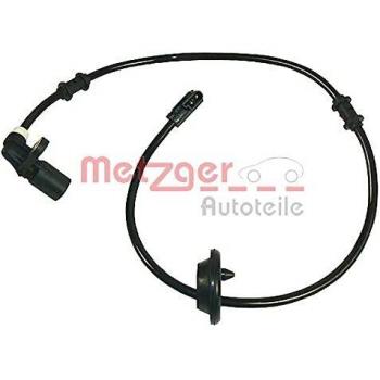 Sensor ABS Metzger 0900665 para Mercedes C-Klasse y CLK - Raddrehzahlsensor trasero izquierdo