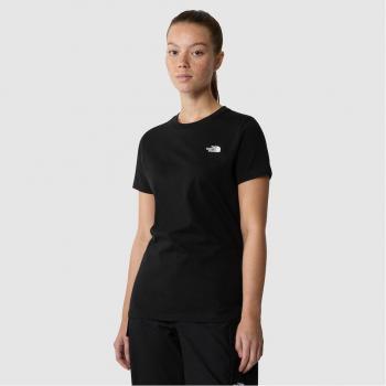 Camiseta de mujer The North Face Simple Dome, manga corta, color negro, talla S
