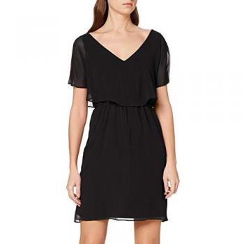 Vestido corto Naf Naf LAZALE para mujer en negro, ajuste regular