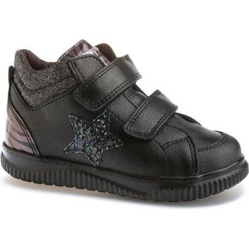 Botas de niña Pablosky de piel negro con cierre adherente 415318