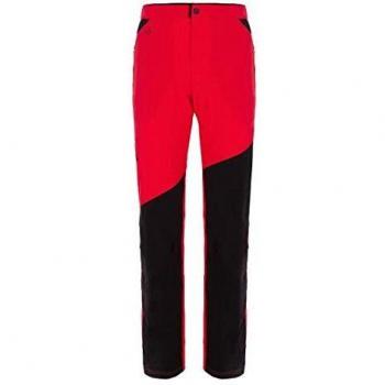 Trangoworld Buron Pant. Largo, Hombre, Rojo/Negro, 2XL
