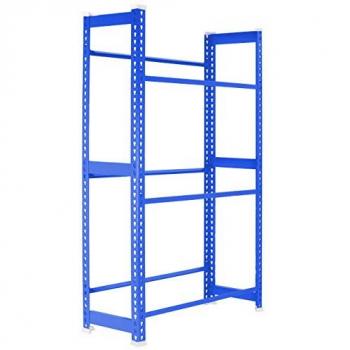 Estantería SimonRack para Cajas de Bebidas, 3 Estantes, Soporta 100 kg por Estante, Dimensiones 1800x800x300 mm, Color Azul - Ideal para Hostelería y Comercio
