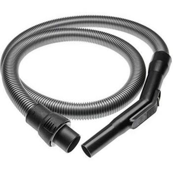 Tubo Flexible de Recambio Ø 32mm Compatible con Mio Star VAC5200 - 2,14 m, Negro/Plata